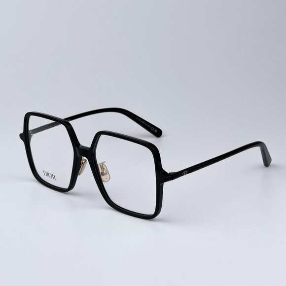 Dior MINI CD O S7F 1100 Women BRAND NEW Eyeglasses Black Square - Picture 3 of 9
